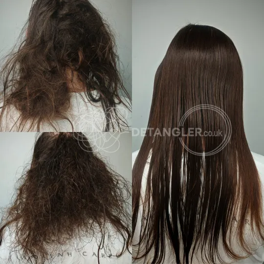 Compacted knots separated by hand and released without breakage