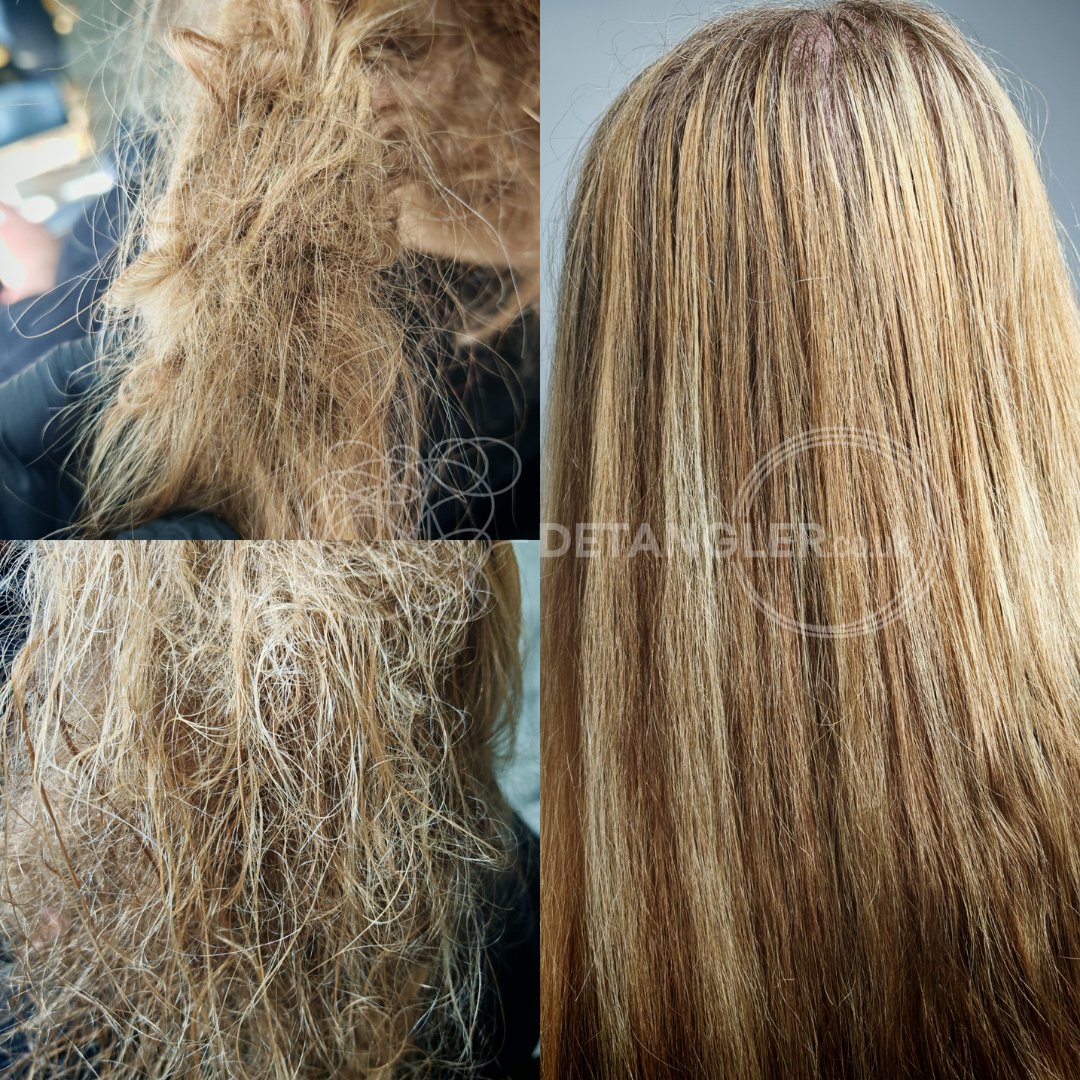 VTCT certified matted hair specialist London transformation result — documented case 11